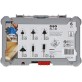BOSCH frēžu komplekts 8 mm "Trims&Edging" (6 gab)